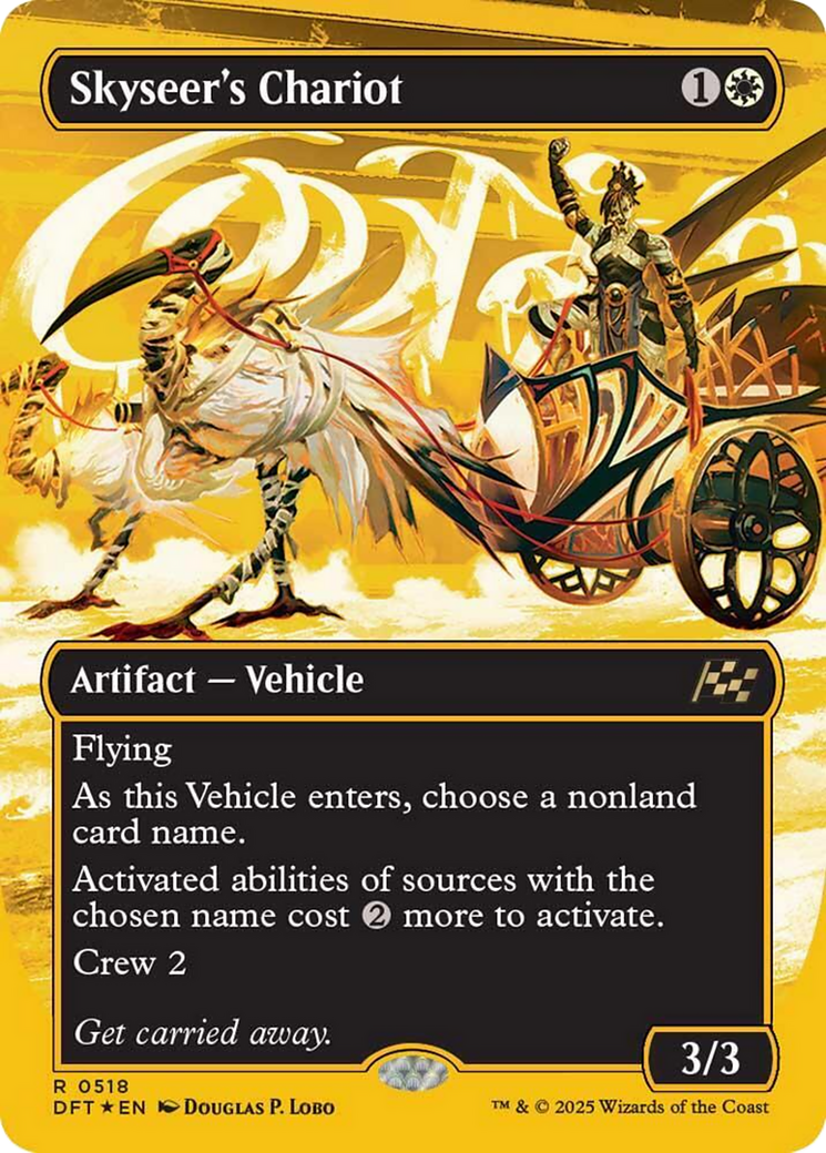 Skyseer's Chariot (Borderless) (First-Place Foil) [Aetherdrift] | Cracking-Singles