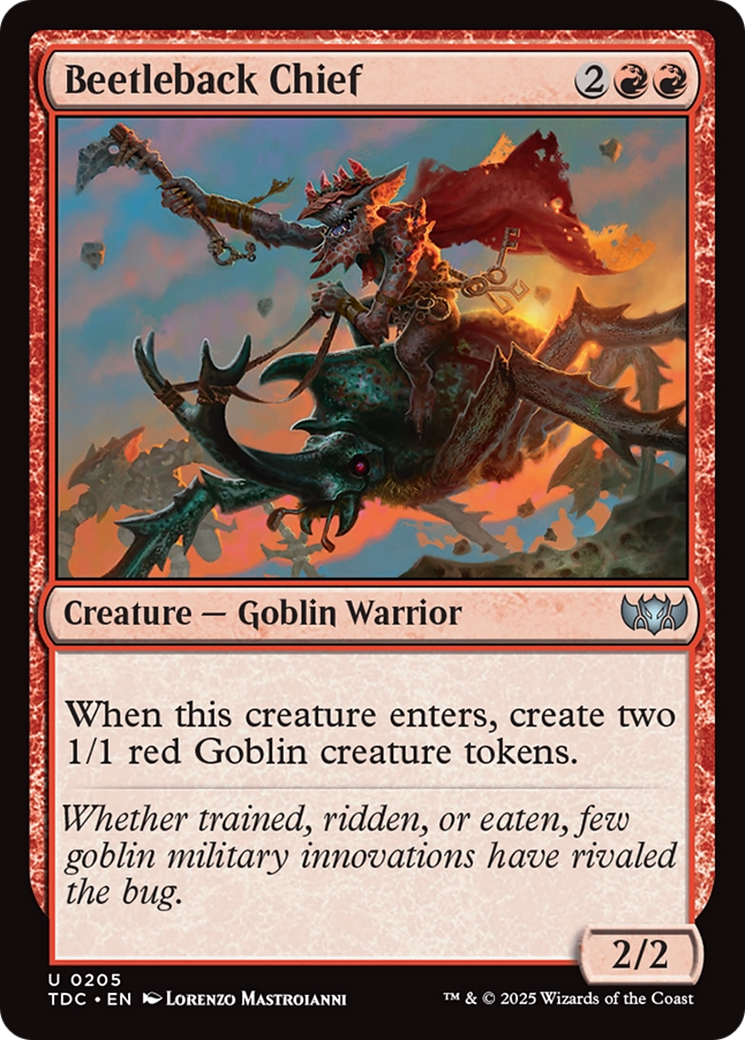 Beetleback Chief [Tarkir: Dragonstorm Commander] | Cracking-Singles