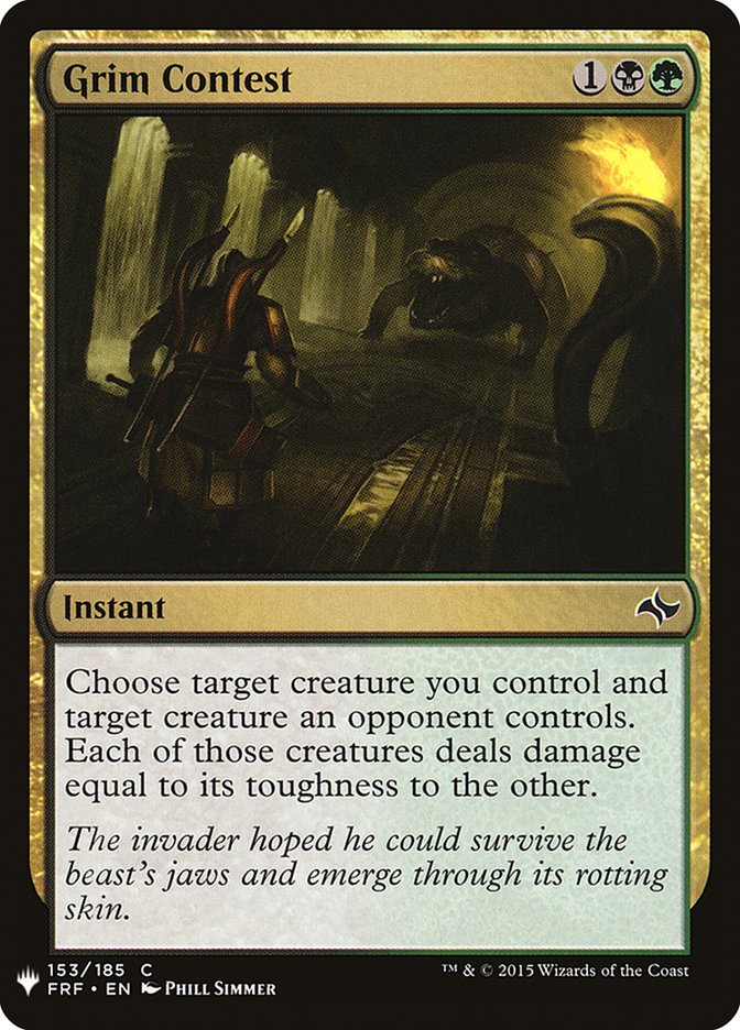 Grim Contest [Mystery Booster] | Cracking-Singles