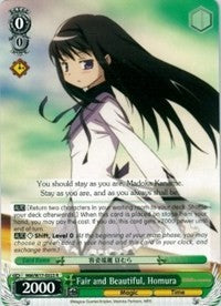 Fair and Beautiful, Homura (MM/W17-E023 R) [Puella Magi Madoka Magica] | Cracking-Singles