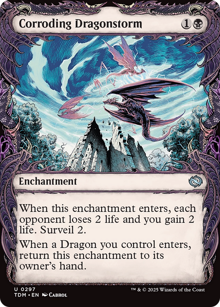 Corroding Dragonstorm (Showcase) [Tarkir: Dragonstorm] | Cracking-Singles