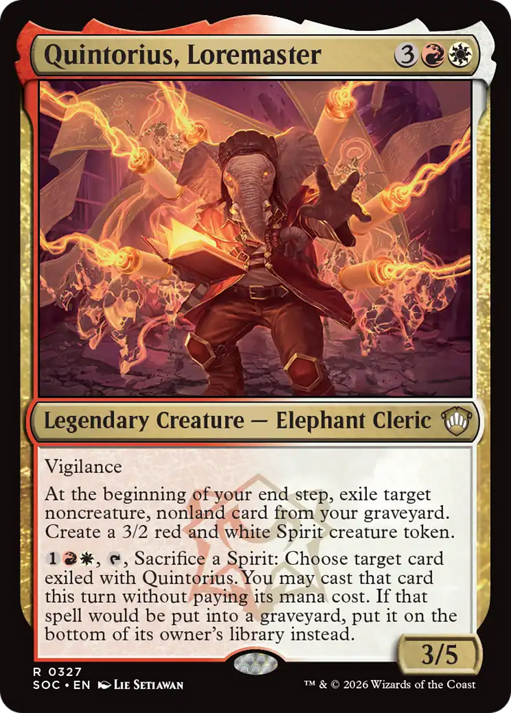 Quintorius, Loremaster [Secrets of Strixhaven Commander] | Cracking-Singles
