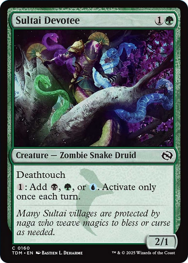 Sultai Devotee [Tarkir: Dragonstorm] | Cracking-Singles