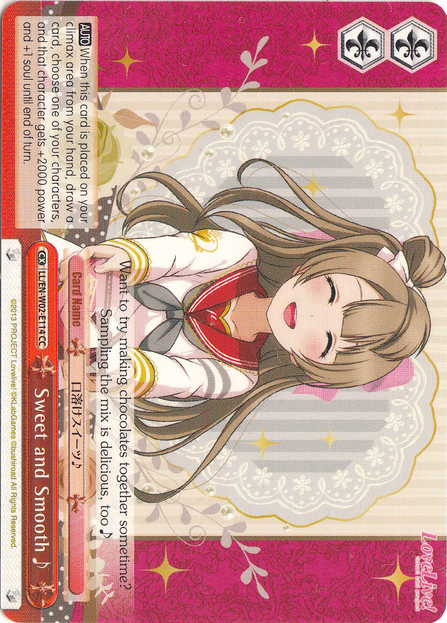 Sweet and Smooth~ (LL/EN-W02-E114 CC) [Love Live! DX Vol.2] | Cracking-Singles