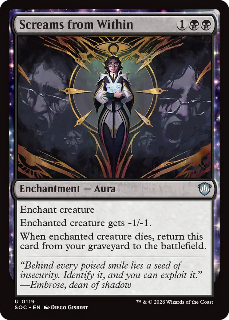 Screams from Within [Secrets of Strixhaven Commander] | Cracking-Singles