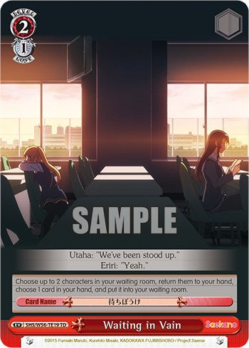 Waiting in Vain [Saekano: How to Raise a Boring Girlfriend] | Cracking-Singles