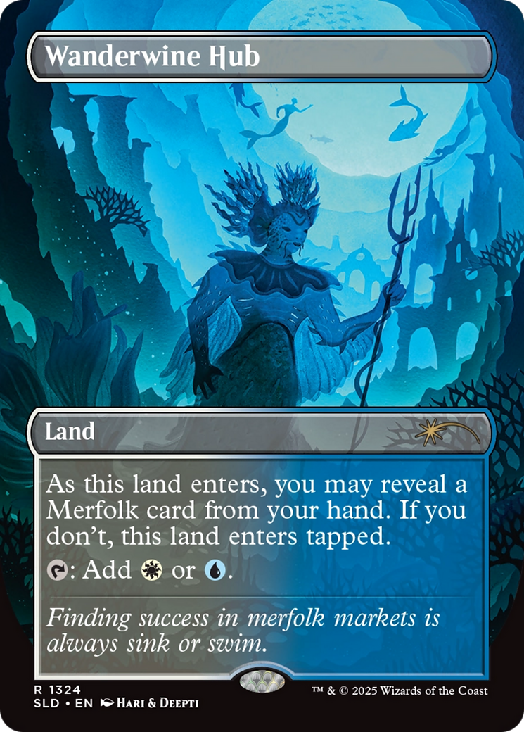 Wanderwine Hub (Rainbow Foil) [Secret Lair Drop Series] | Cracking-Singles