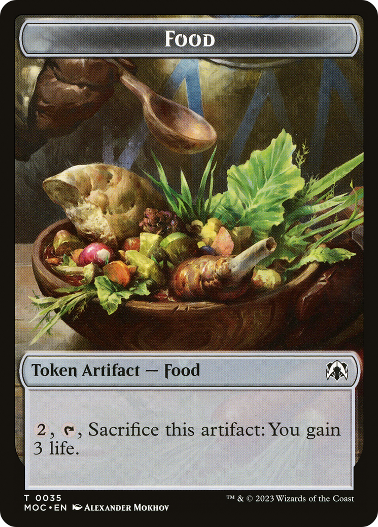 Food Token [March of the Machine Commander Tokens] | Cracking-Singles