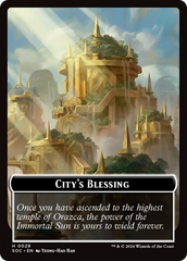 Food // City's Blessing Double-Sided Token [Secrets of Strixhaven Commander Tokens] | Cracking-Singles