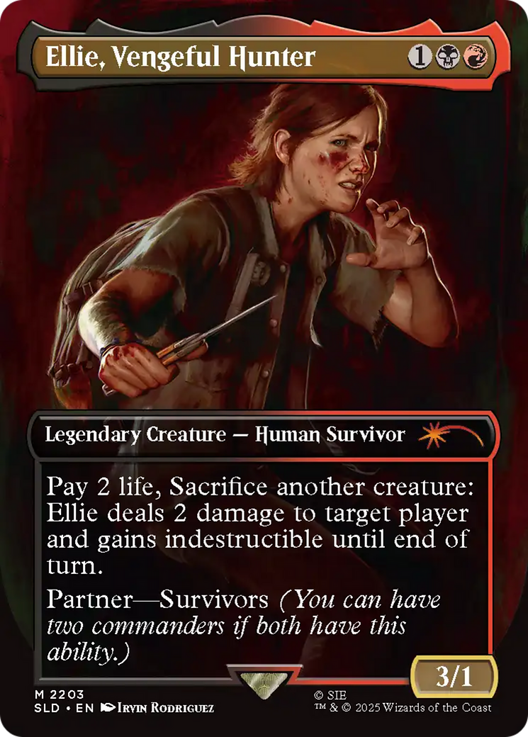 Ellie, Vengeful Hunter [Secret Lair Drop Series] | Cracking-Singles