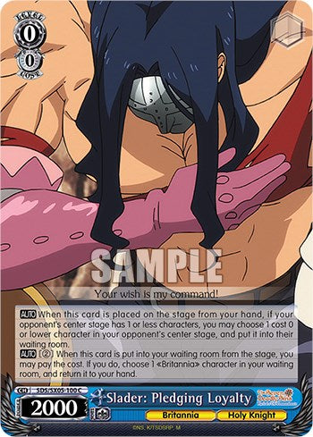 Slader: Pledging Loyalty [The Seven Deadly Sins: Revival of The Commandments] | Cracking-Singles
