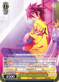 BLANK's Victory Condition, Sora (NGL/S58-E002S SR) [No Game No Life] | Cracking-Singles