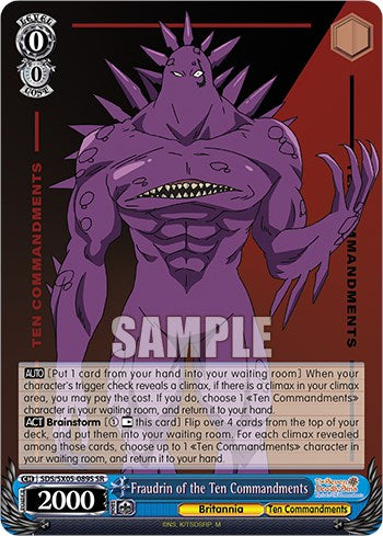 Fraudrin of the Ten Commandments (SR) [The Seven Deadly Sins: Revival of The Commandments] | Cracking-Singles