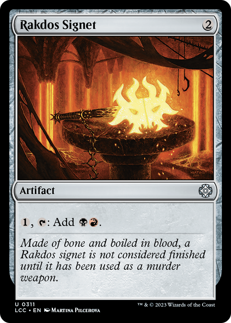 Rakdos Signet [The Lost Caverns of Ixalan Commander] | Cracking-Singles