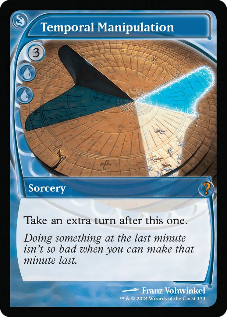 Temporal Manipulation (Future Sight) [Mystery Booster 2] | Cracking-Singles