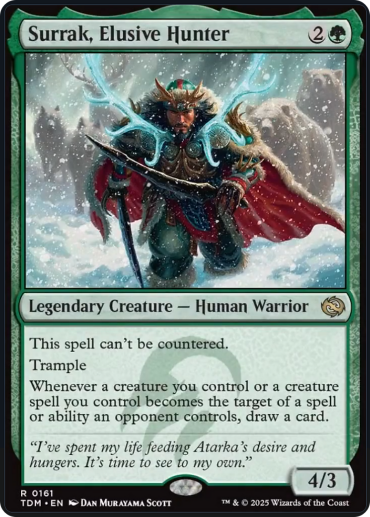 Surrak, Elusive Hunter [Tarkir: Dragonstorm] | Cracking-Singles