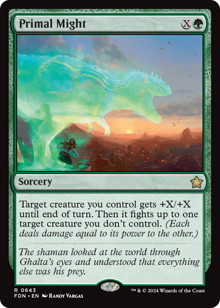Primal Might [Foundations] | Cracking-Singles