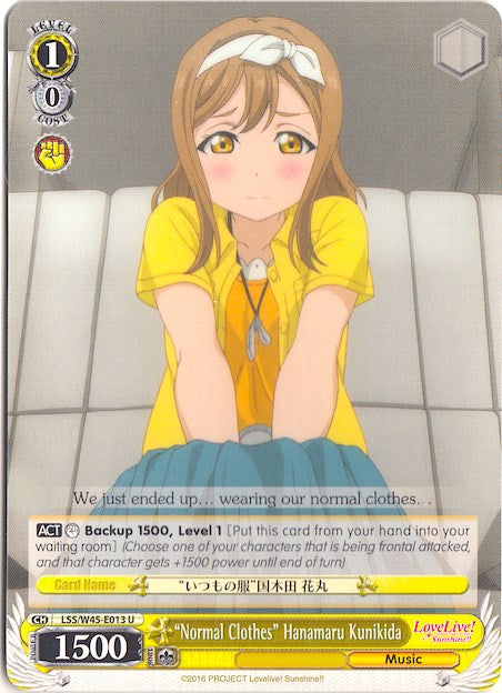 "Normal Clothes" Hanamaru Kunikida (LSS/W45-E013) [Love Live! Sunshine!!] | Cracking-Singles