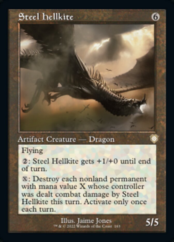 Steel Hellkite (Retro) [The Brothers' War Commander] | Cracking-Singles