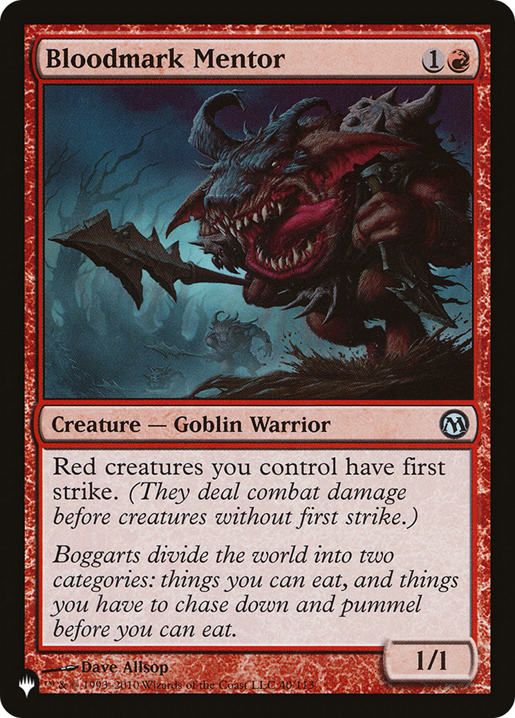 Bloodmark Mentor [The List] | Cracking-Singles