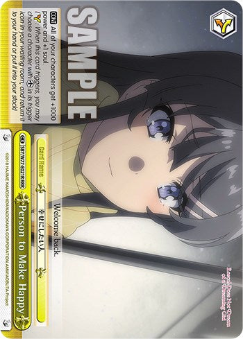 Person to Make Happy (Foil) [Rascal Does Not Dream of a Dreaming Girl] | Cracking-Singles