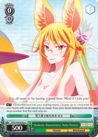 Warbeasts' Representative, Shrine Priestess (NGL/S58-E033 U) [No Game No Life] | Cracking-Singles