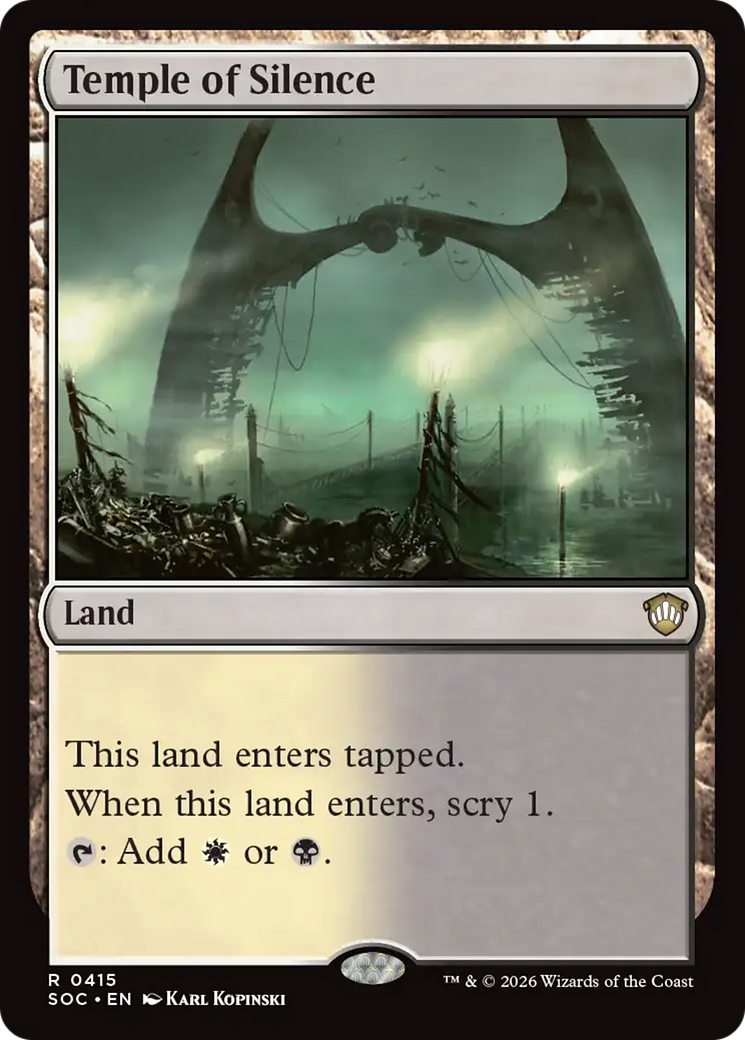 Temple of Silence [Secrets of Strixhaven Commander] | Cracking-Singles