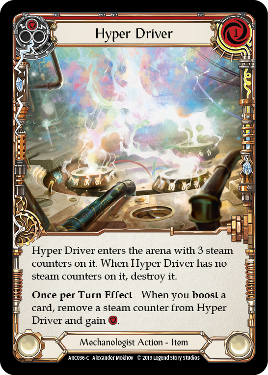 Hyper Driver [ARC036-C] (Arcane Rising)  1st Edition Normal | Cracking-Singles