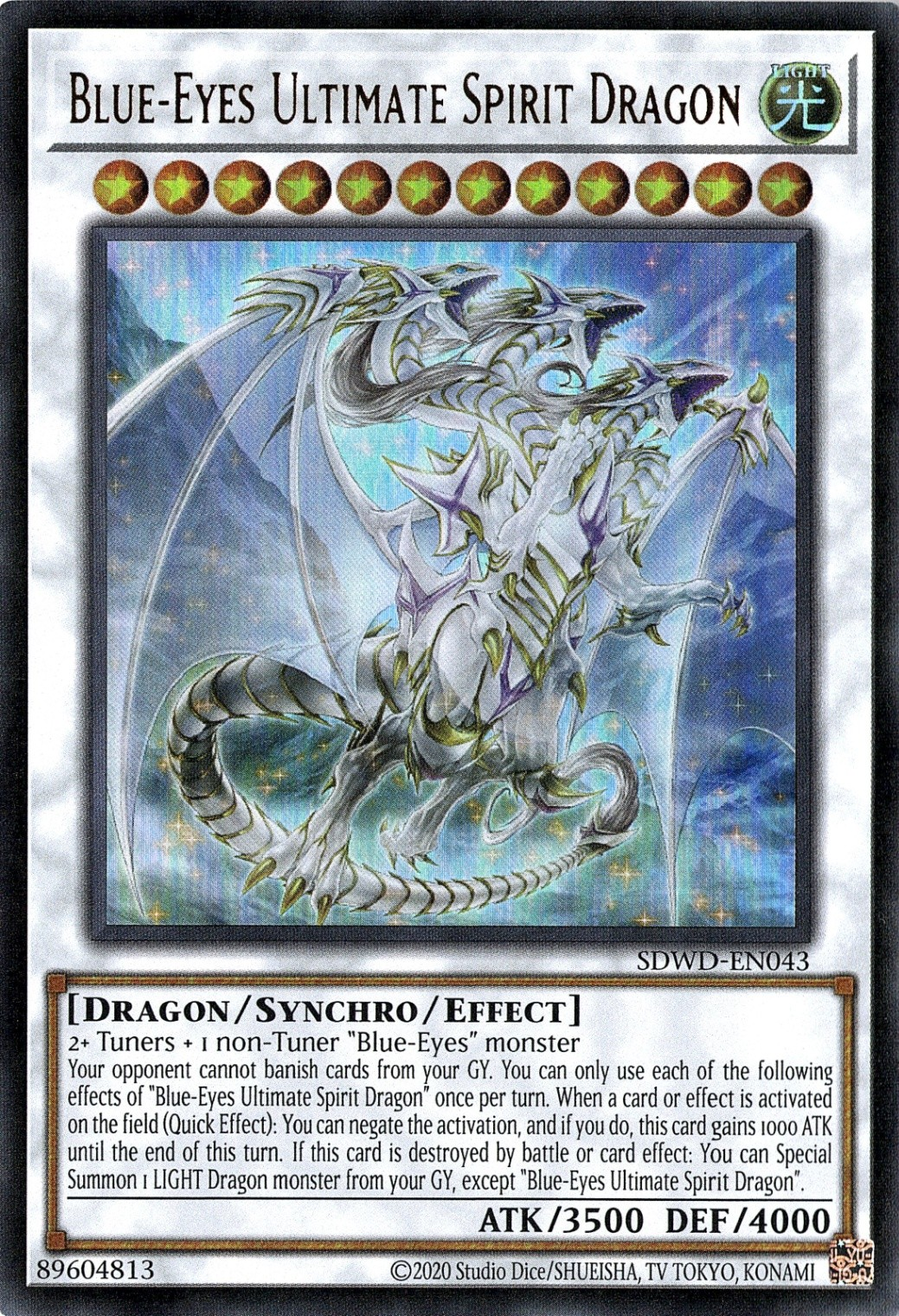 Blue-Eyes Ultimate Spirit Dragon (Unlimited) [SDWD-EN043] Ultra Rare | Cracking-Singles