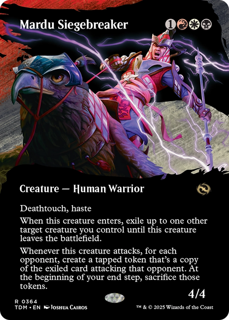 Mardu Siegebreaker (Borderless) [Tarkir: Dragonstorm] | Cracking-Singles