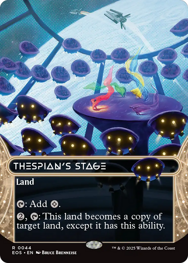 Thespian's Stage (0044) (Borderless) [Edge of Eternities: Stellar Sights] | Cracking-Singles
