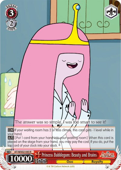 Princess Bubblegum: Beauty and Brains (AT/WX02-045 R) [Adventure Time] | Cracking-Singles