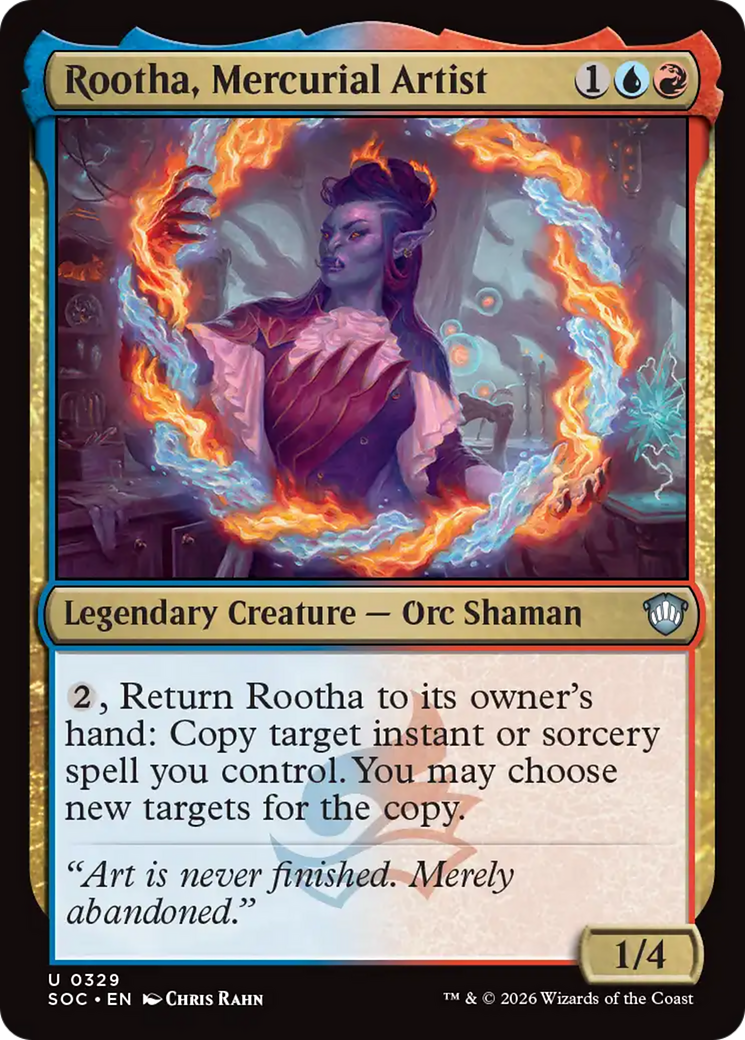 Rootha, Mercurial Artist [Secrets of Strixhaven Commander] | Cracking-Singles