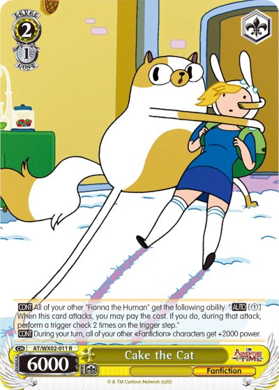 Cake the Cat (AT/WX02-011 R) [Adventure Time] | Cracking-Singles