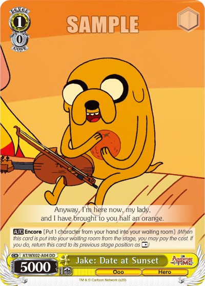 Jake: Date at Sunset (AT/WX02-A04) (Promo) [Adventure Time] | Cracking-Singles