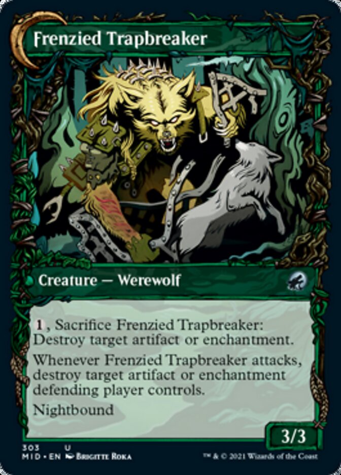 Outland Liberator // Frenzied Trapbreaker (Showcase Equinox) [Innistrad: Midnight Hunt] | Cracking-Singles