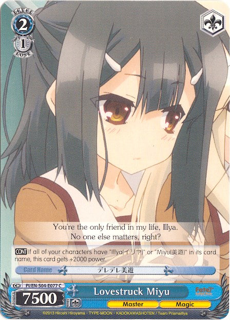 Lovestruck Miyu (PI/EN-S04-E077 C) [Fate/kaleid liner PRISMA ILLYA DX] | Cracking-Singles
