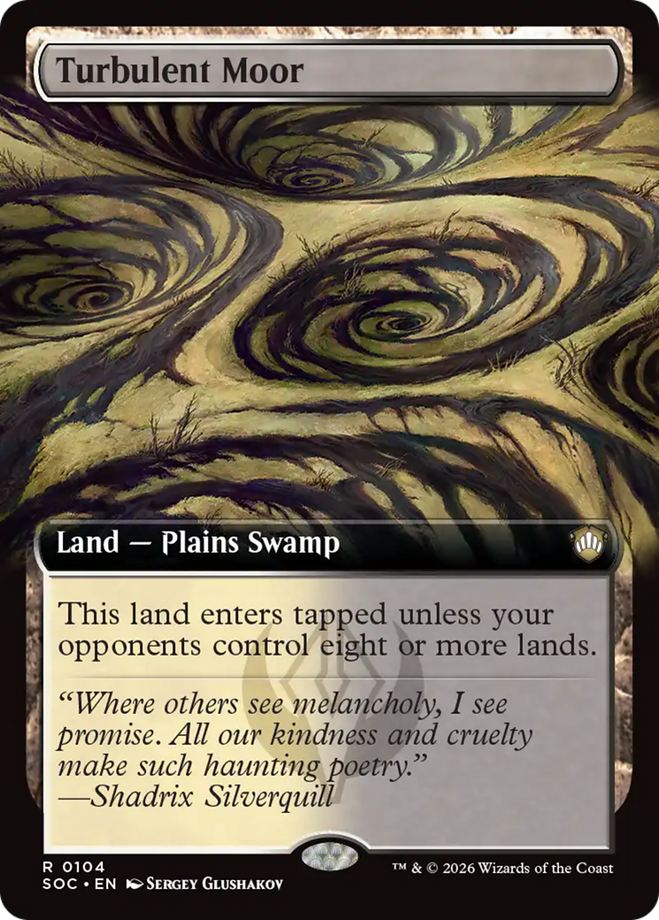 Turbulent Moor (Extended Art) [Secrets of Strixhaven Commander] | Cracking-Singles