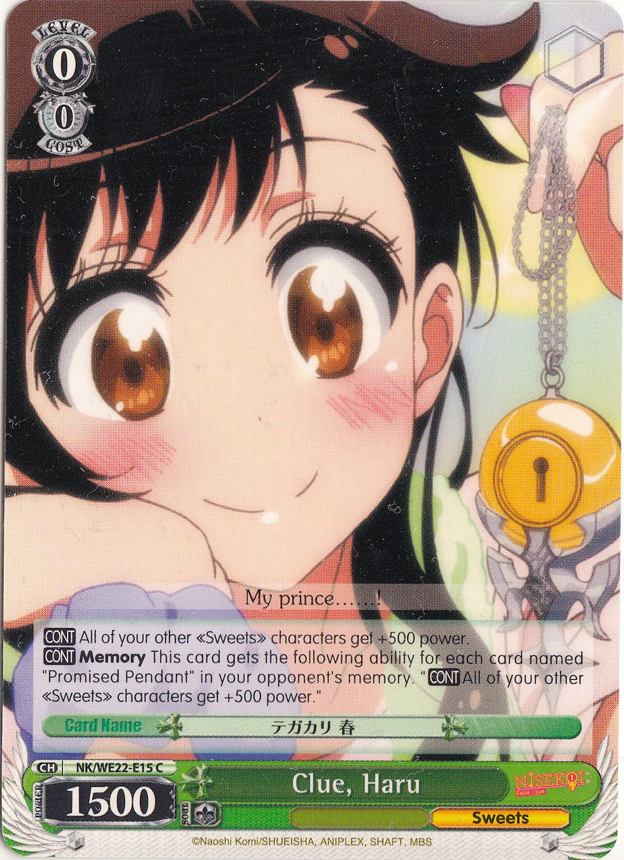 Clue, Haru (NK/WE22-E15) [NISEKOI Extra Booster] | Cracking-Singles