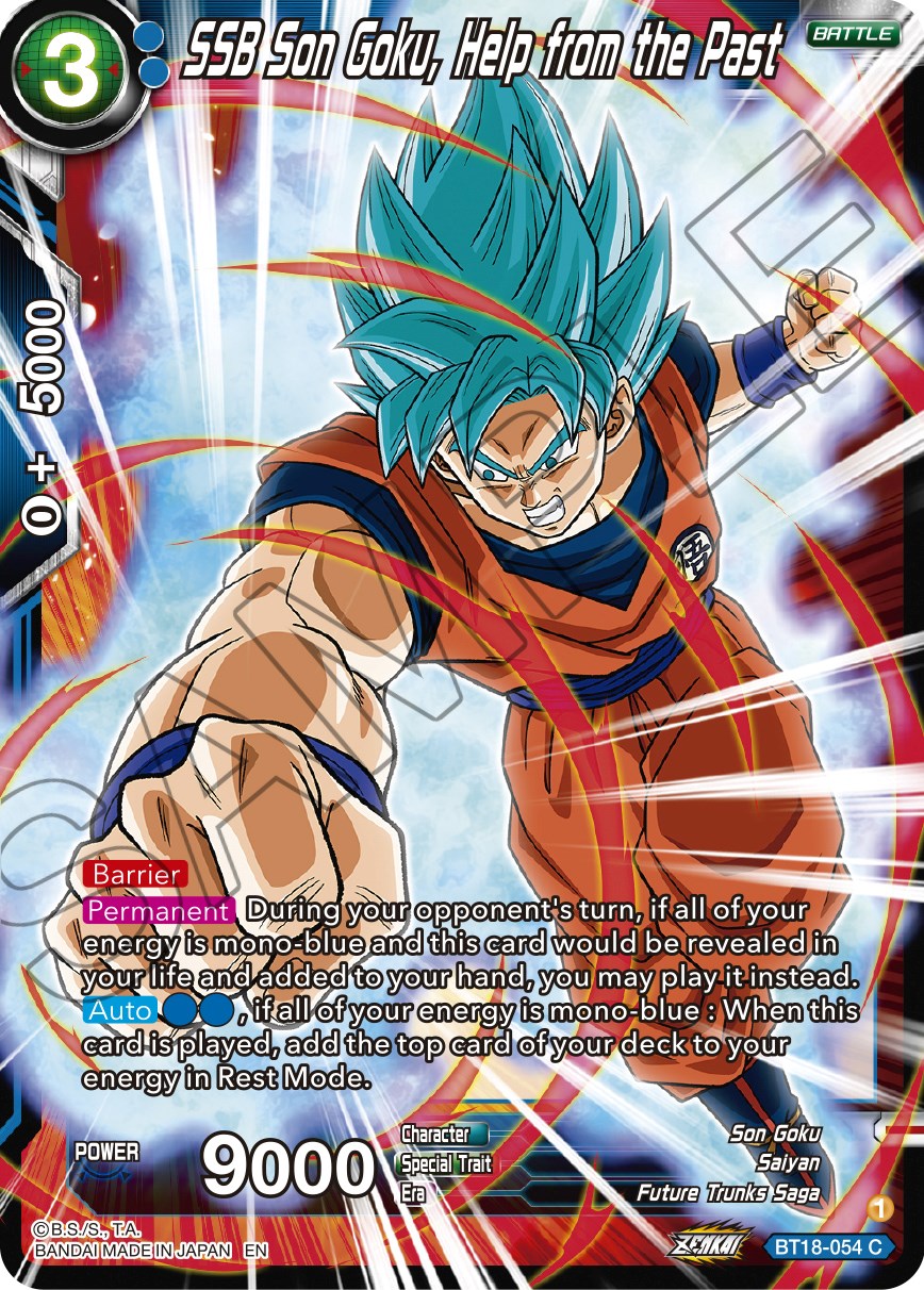 SSB Son Goku, Help from the Past (BT18-054) [Dawn of the Z-Legends] | Cracking-Singles
