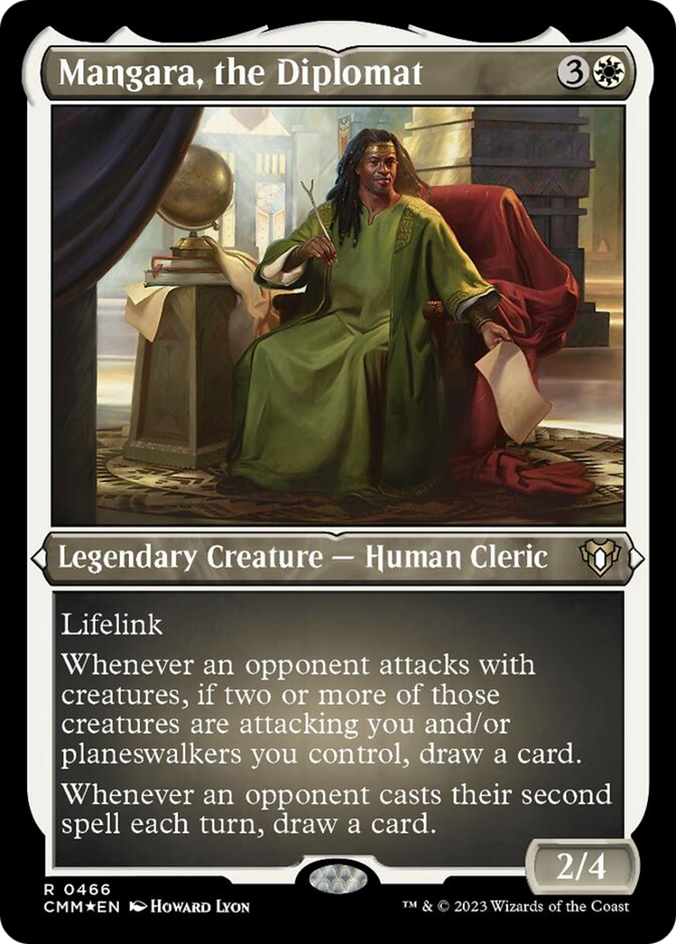 Mangara, the Diplomat (Foil Etched) [Commander Masters] | Cracking-Singles