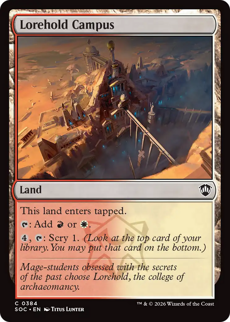 Lorehold Campus [Secrets of Strixhaven Commander] | Cracking-Singles
