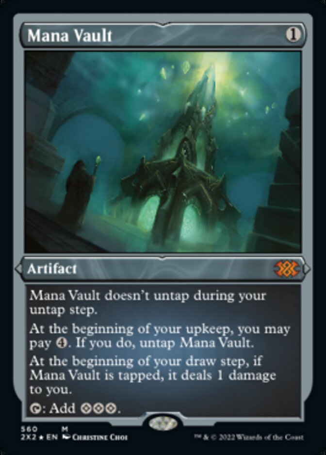 Mana Vault (Foil Etched) [Double Masters 2022] | Cracking-Singles