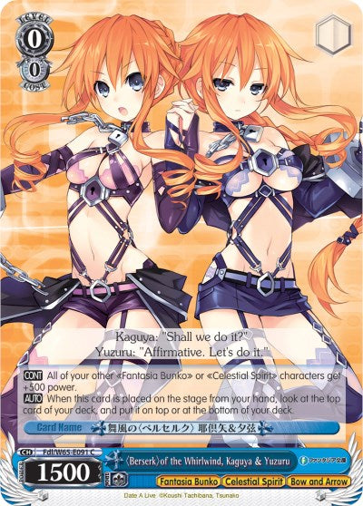 Berserk of the Whirlwind, Kaguya & Yuzuru (Fdl/W65-E091 C) [Fujimi Fantasia Bunko] | Cracking-Singles