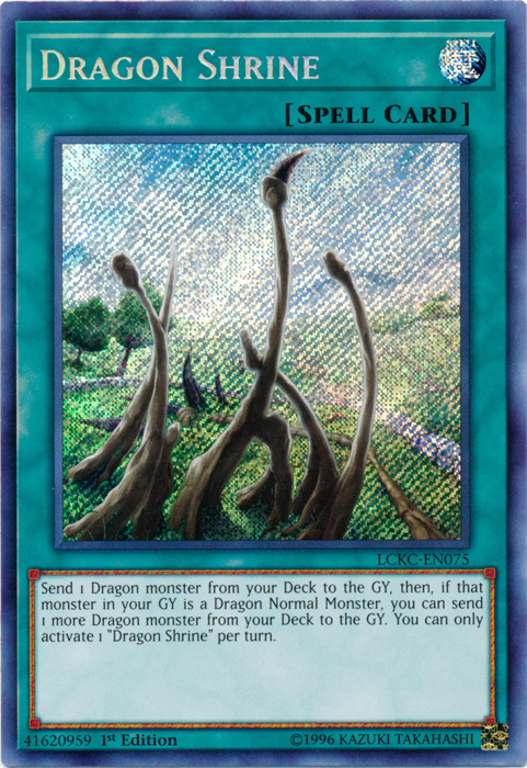Dragon Shrine [LCKC-EN075] Secret Rare | Cracking-Singles