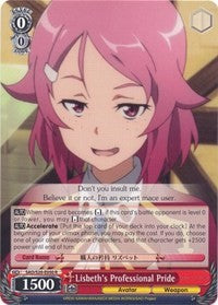 Lisbeth's Professional Pride (SAO/S20-E050 R) [Sword Art Online] | Cracking-Singles