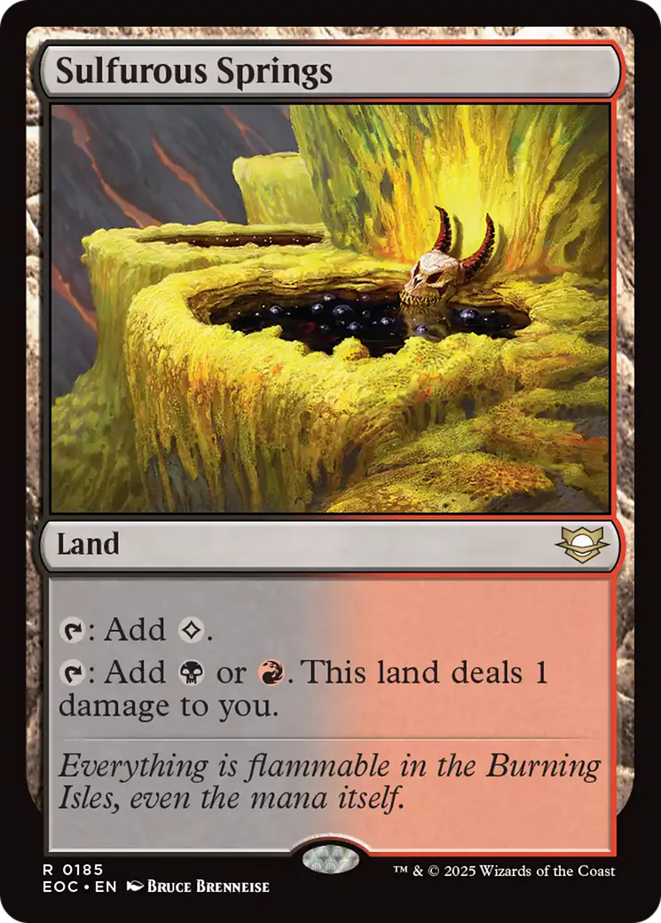 Sulfurous Springs [Edge of Eternities Commander] | Cracking-Singles
