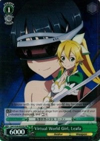 Virtual World Girl, Leafa (SAO/S26-E025S SR) [Sword Art Online Vol.2] | Cracking-Singles