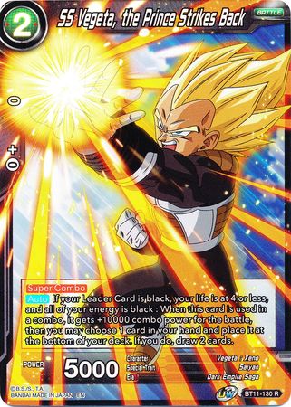 SS Vegeta, the Prince Strikes Back (BT11-130) [Vermilion Bloodline 2nd Edition] | Cracking-Singles