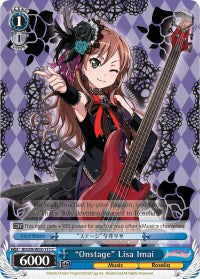 "Onstage" Lisa Imai (BD/EN-W03-117 C) [BanG Dream! Girls Band Party! MULTI LIVE] | Cracking-Singles